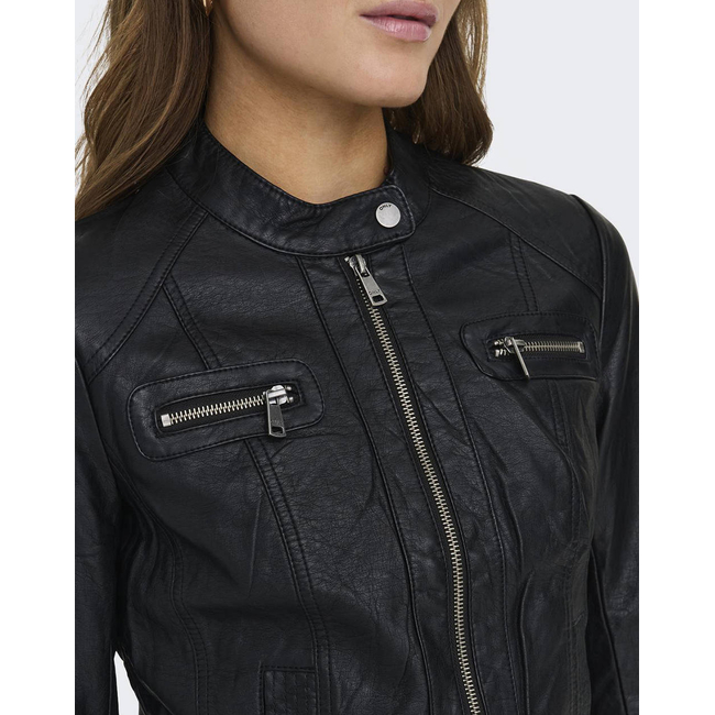 Product ONLY ONLBANDIT FAUX LEATHER BIKER OTW NOOS base image