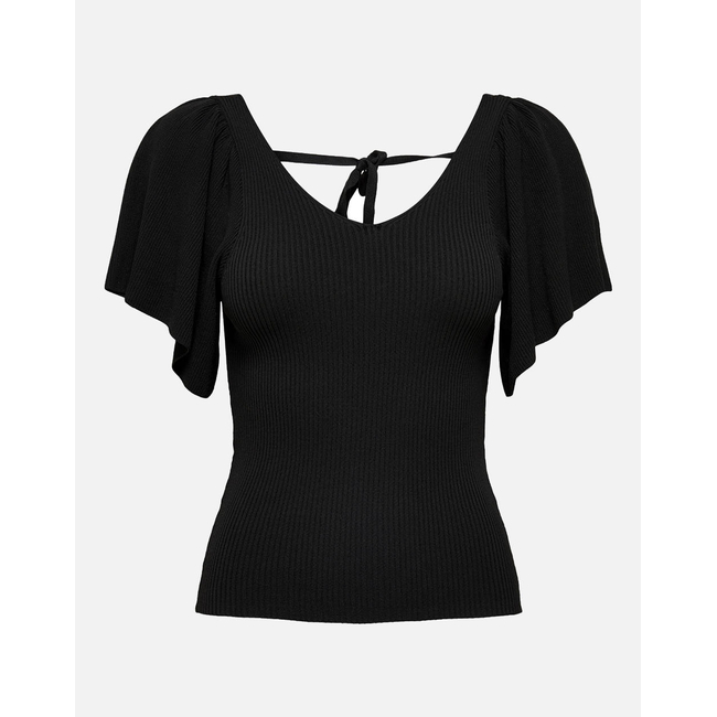 Product ONLY ONLLEELO S/S BACK PULLOVER KNT NOOS base image