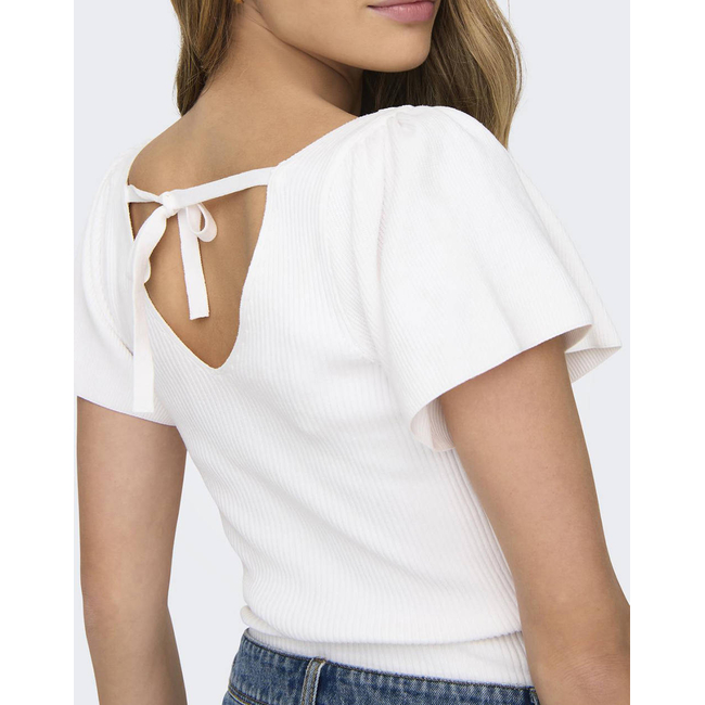 Product ONLY ONLLEELO S/S BACK PULLOVER KNT NOOS base image
