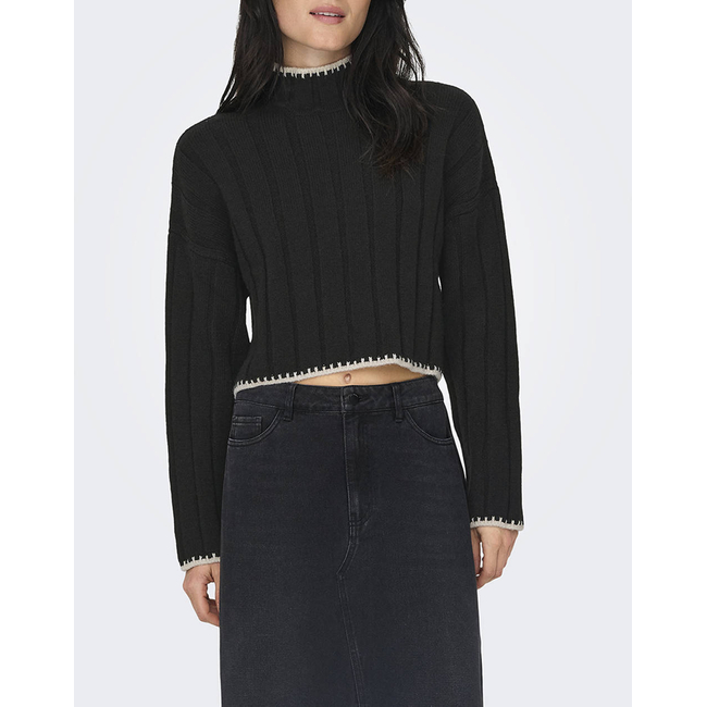 Product ONLY ONLCHICK STITCH LS HIGHNECK KNT NOOS base image