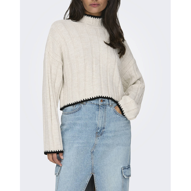 Product ONLY ONLCHICK STITCH LS HIGHNECK KNT NOOS base image