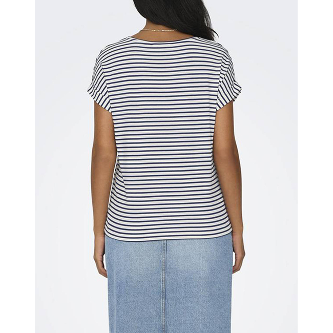 Product ONLY ONLMOSTER STRIPE S/S O-NECK TOP JRS NOOS base image