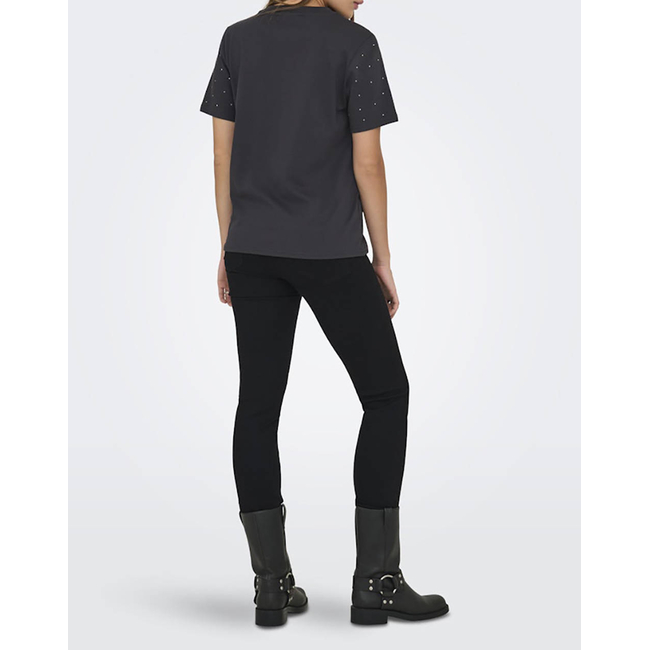 Product ONLY ONLMONJA S/S STUDS TEE JRS base image