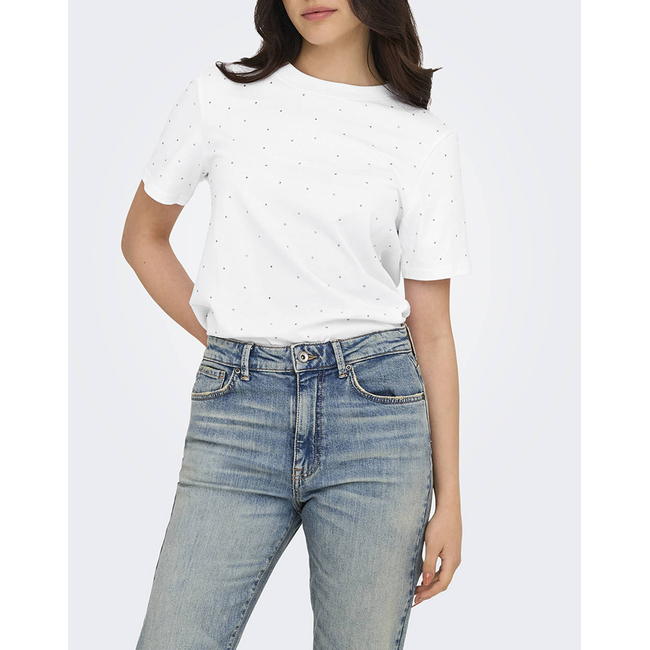 Product ONLY ONLMONJA S/S STUDS TEE JRS base image