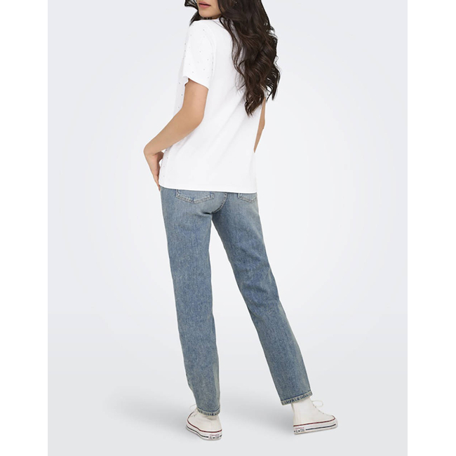 Product ONLY ONLMONJA S/S STUDS TEE JRS base image