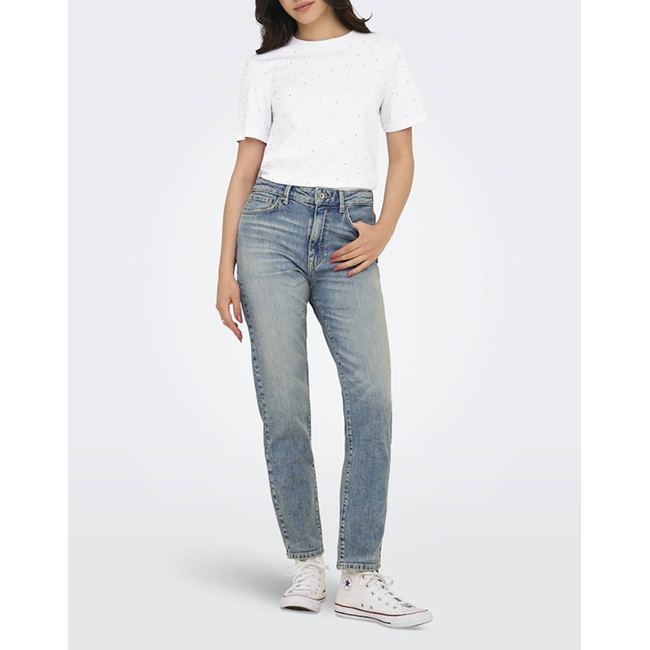 Product ONLY ONLMONJA S/S STUDS TEE JRS base image