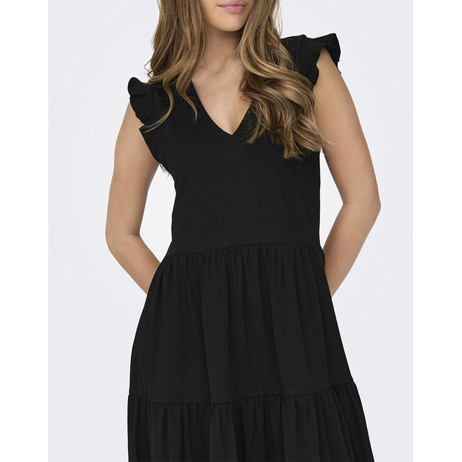 Product ONLY ONLMAY CAP SLEEV FRIL DRESS JRS NOOS base image