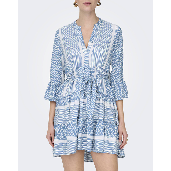 Product ONLY ONLATHENA LIFE 3/4 SHORT DRESS WVN NOOS base image