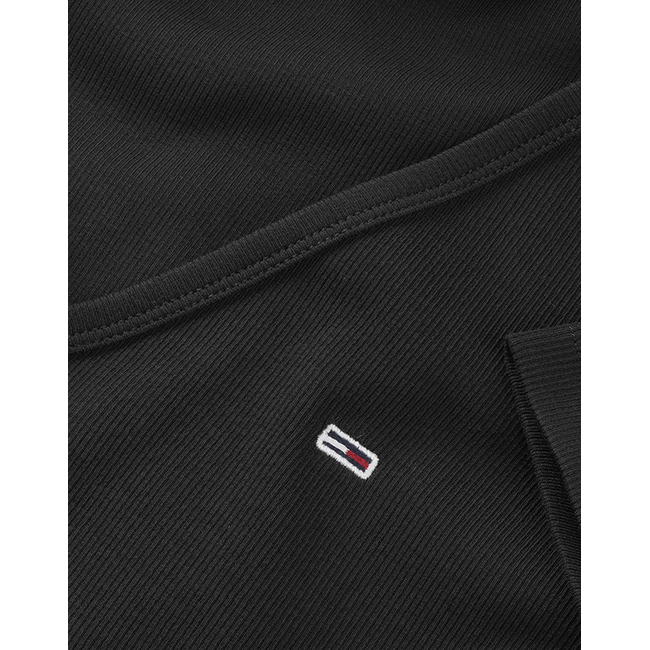 Product TOMMY JEANS TJW SLIM ESSENTIAL RIB V SS base image