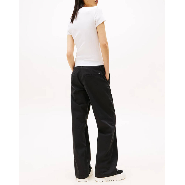 Product TOMMY JEANS TJW SLIM ESSENTIAL RIB V SS base image