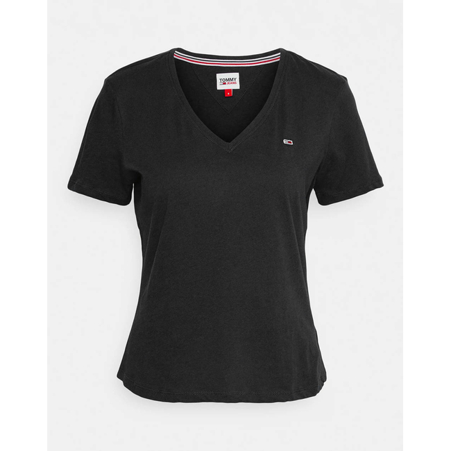 Product TOMMY JEANS TJW SLIM SOFT V NECK TEE base image