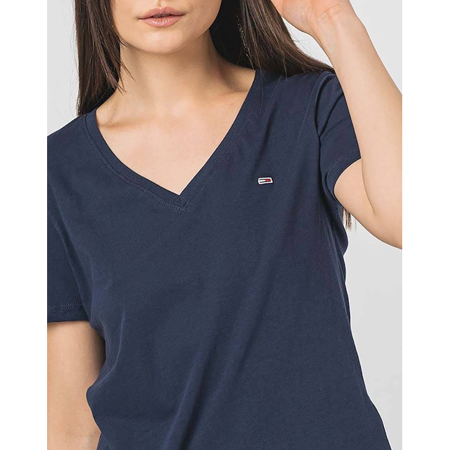 Product TOMMY JEANS TJW SLIM SOFT V NECK TEE base image