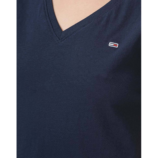 Product TOMMY JEANS TJW SLIM SOFT V NECK TEE base image