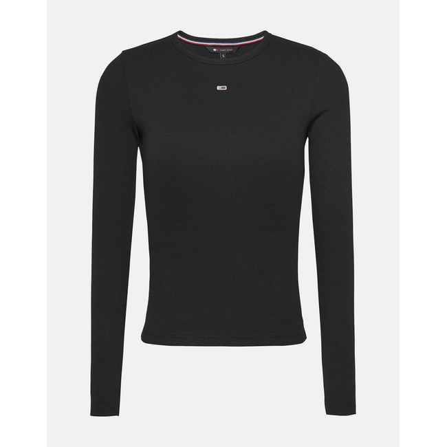 Product TOMMY JEANS TJW SLIM ESSENTIAL RIB LS base image