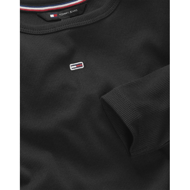Product TOMMY JEANS TJW SLIM ESSENTIAL RIB LS base image