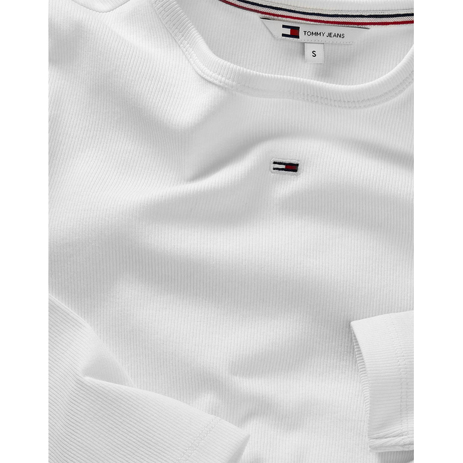 Product TOMMY JEANS TJW SLIM ESSENTIAL RIB LS base image