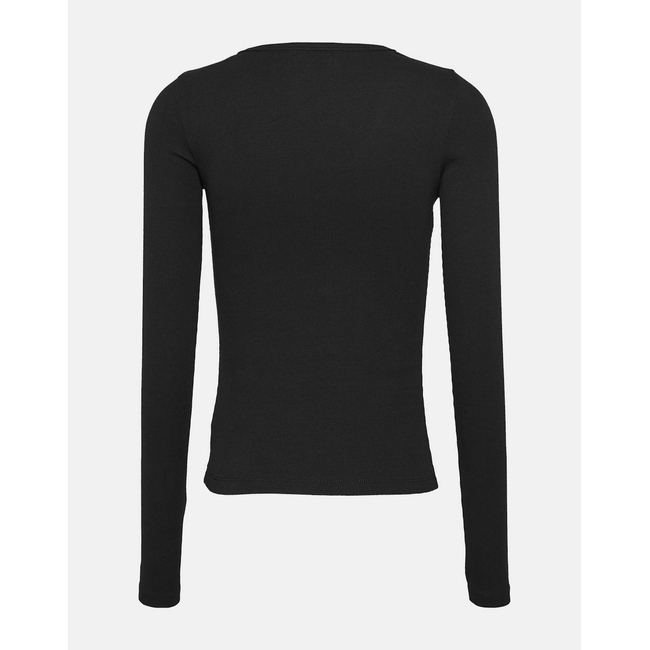 Product TOMMY JEANS TJW SLIM ESSENTIAL RIB V LS base image