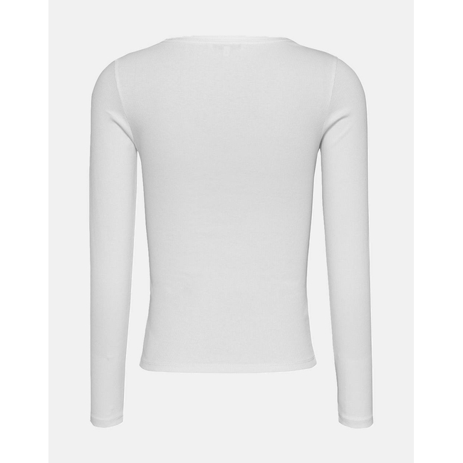 Product TOMMY JEANS TJW SLIM ESSENTIAL RIB V LS base image