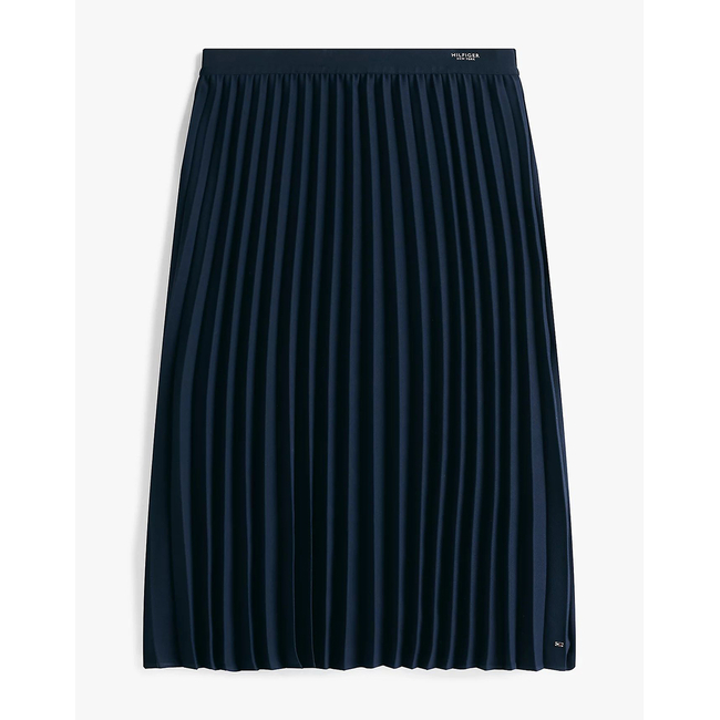Product TOMMY HILFIGER FLUID PLEATED PULL ON MIDI SKIRT base image
