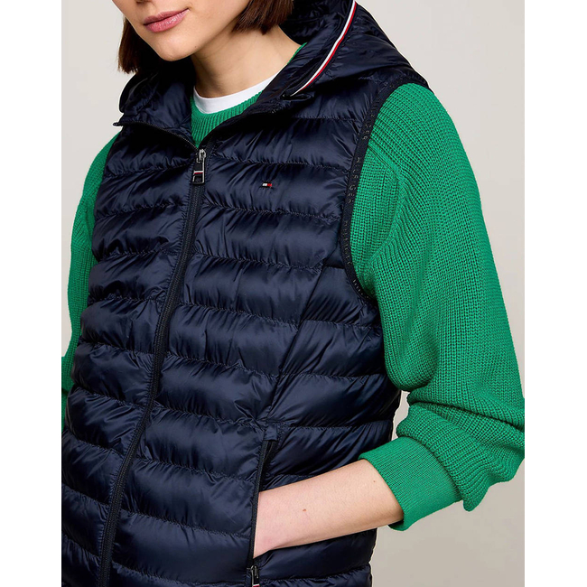 Product TOMMY HILFIGER LW PADDED GLOBAL STRIPE VEST base image