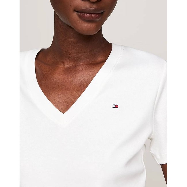 Product TOMMY HILFIGER NEW SLIM CODY V-NECK SS base image