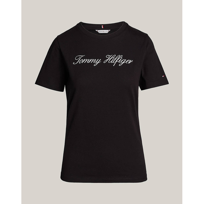 Product TOMMY HILFIGER NOS SCRIPT REGULAR C-NK SS base image