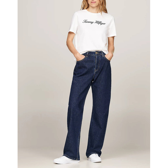 Product TOMMY HILFIGER NOS SCRIPT REGULAR C-NK SS base image