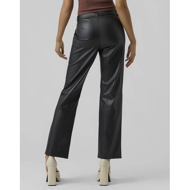 Product VERO MODA VMOLYMPIAZAMIRA MW STRAIGHT PL PANT NOOS base image