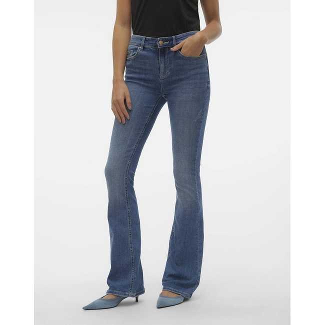 Product VERO MODA VMFLASH MR FLARED JEANS LI347 GA NOOS base image
