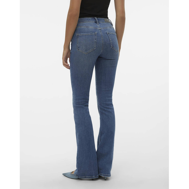 Product VERO MODA VMFLASH MR FLARED JEANS LI347 GA NOOS base image