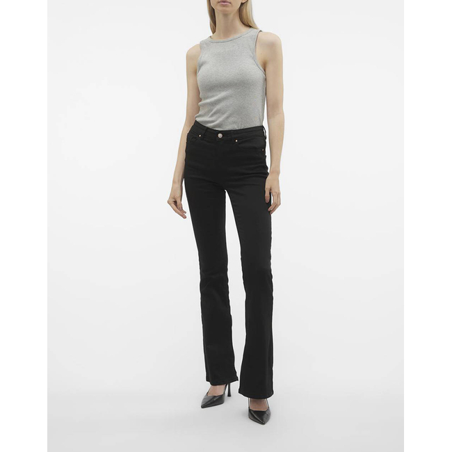 Product VERO MODA VMFLASH MR FLARED JEANS LI140 GA NOOS base image