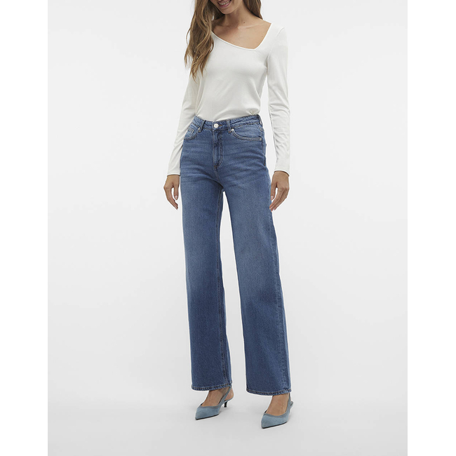 Product VERO MODA VMTESSA HR WIDE JEANS RA380 GA NOOS base image