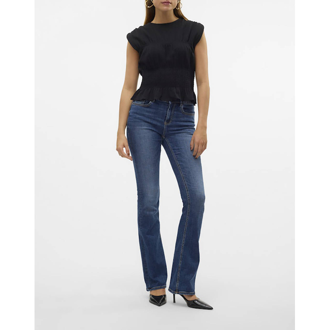 Product VERO MODA VMFLASH MR FLARED JEANS LI3110 GA NOOS base image
