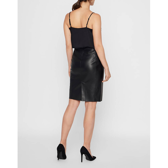 Product VERO MODA VMBUTTERSIA HW COATED SKIRT NOOS base image