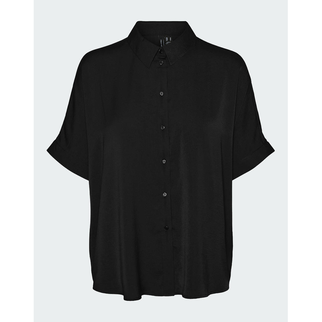 Product VERO MODA VMKATRINE SS OVERSIZED SHIRT WVN GA NOOS base image