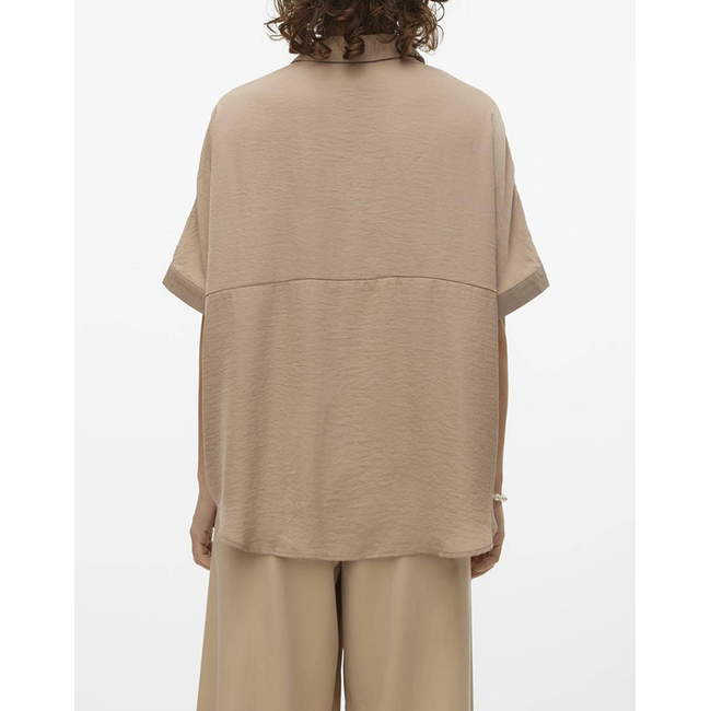 Product VERO MODA VMKATRINE SS OVERSIZED SHIRT WVN GA NOOS base image