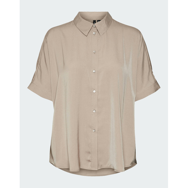 Product VERO MODA VMKATRINE SS OVERSIZED SHIRT WVN GA NOOS base image