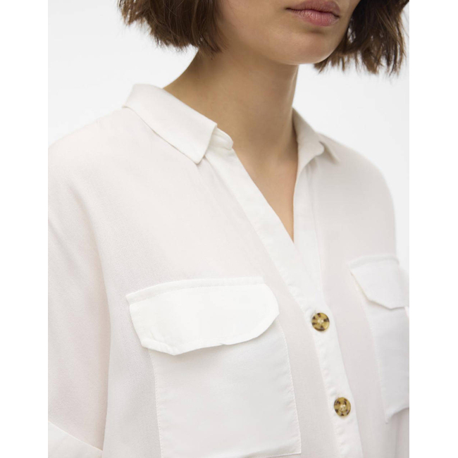 Product VERO MODA VMBUMPY S/S SHIRT WVN GA NOOS base image