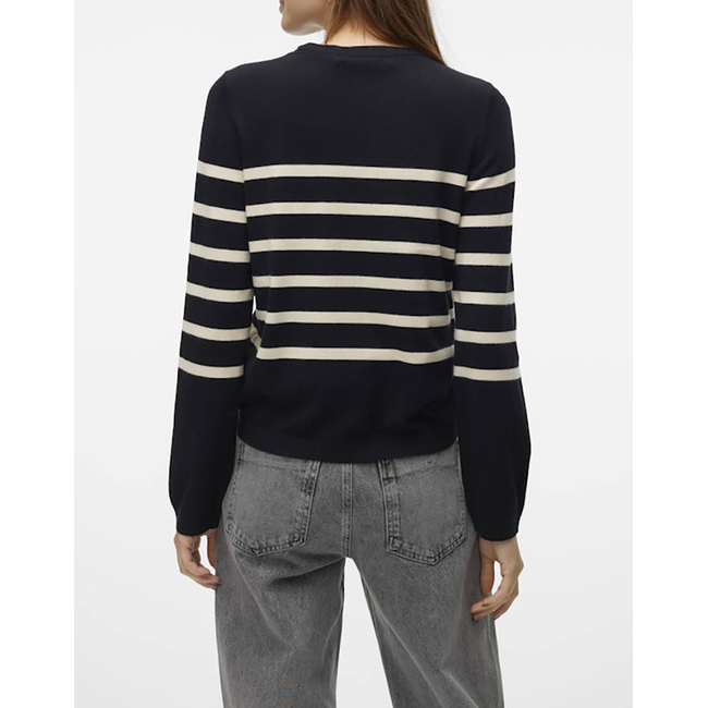 Product VERO MODA VMSABA PLAIN LS O-NECK PULLOVER GA NOOS base image