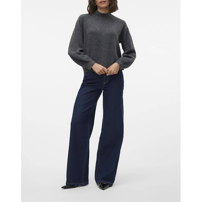 Product VERO MODA VMLEAF LS HIGH NECK PULLOVER NOOS base image
