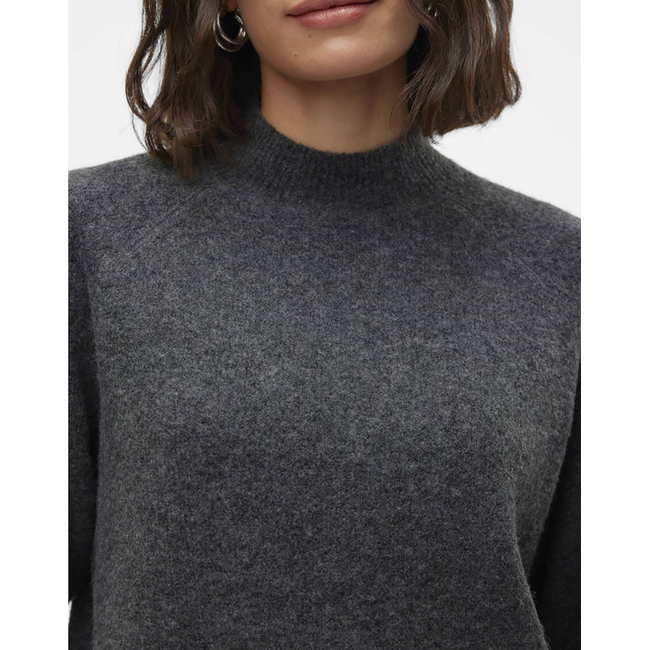 Product VERO MODA VMLEAF LS HIGH NECK PULLOVER NOOS base image