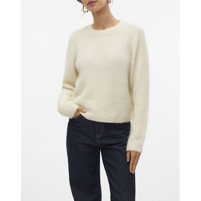 Product VERO MODA VMNOVAH LS O-NECK PULLOVER GA NOOS base image