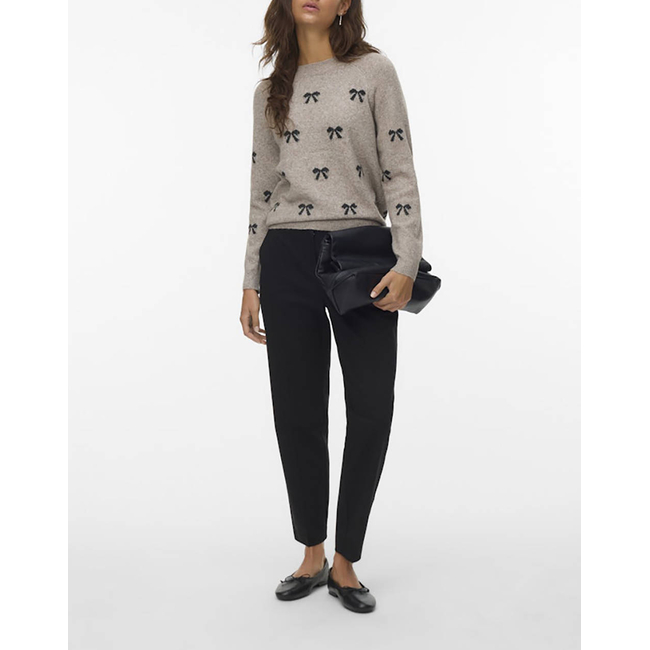 Product VERO MODA VMDOFFY INTARSIA LS O-NCK PULLOVER GA NOOS base image