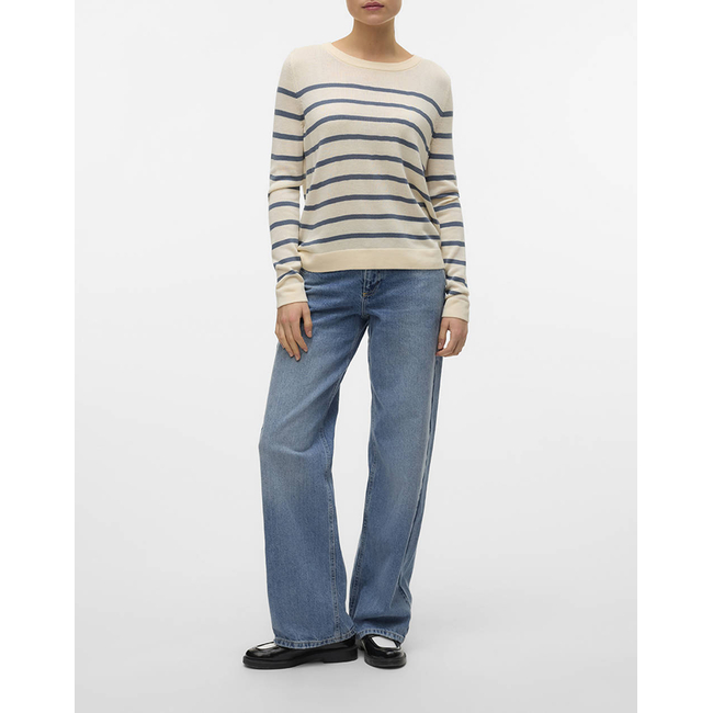 Product VERO MODA VMNOVA LS O-NECK PULLOVER GA NOOS base image