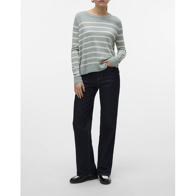 Product VERO MODA VMNOVA LS O-NECK PULLOVER GA NOOS base image
