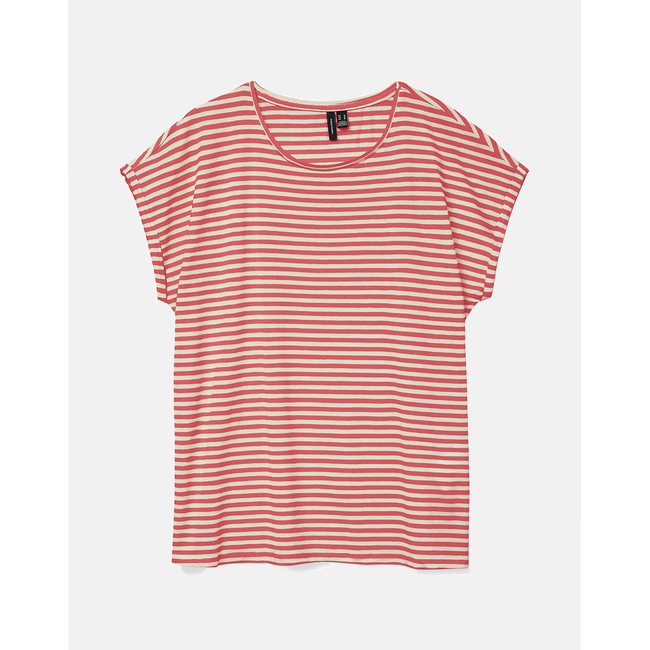 Product VERO MODA VMAVA PLAIN SS TOP STRIPE GA JRS  NOOS base image