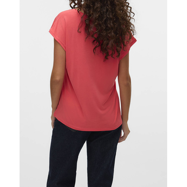 Product VERO MODA VMFILLI SS V-NECK TEE GA NOOS base image