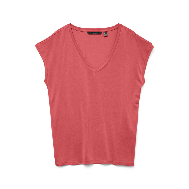 Product VERO MODA VMFILLI SS V-NECK TEE GA NOOS base image