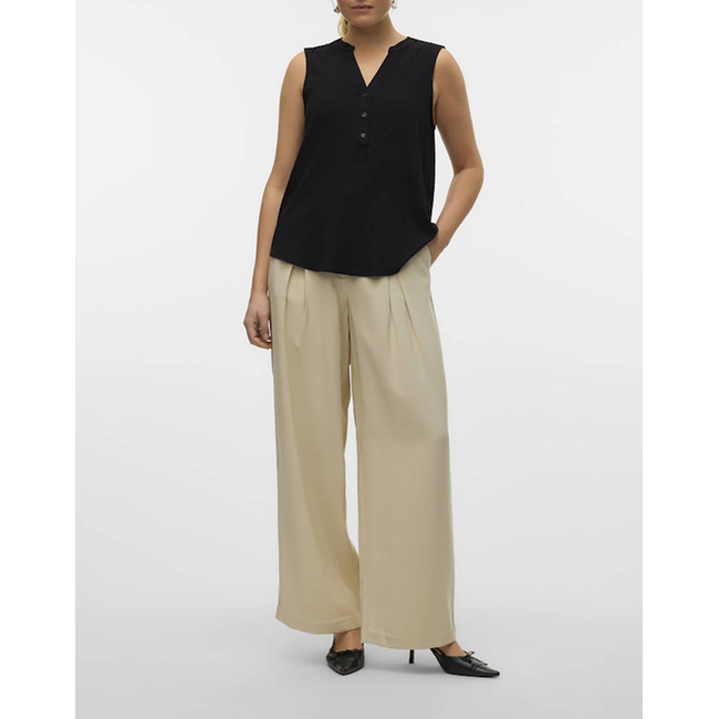 Product VERO MODA VMBELLA SL V-NECK TOP WVN GA NOOS base image
