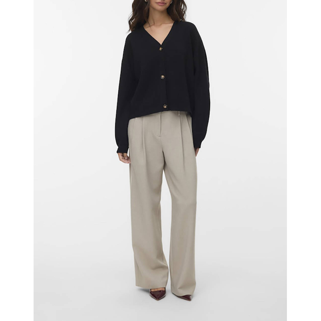Product VERO MODA VMSABA FULL NEEDLE LS V-NECK CARDI NOOS base image